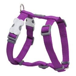 Red Dingo Plain Adjustable Dog Harness, Purple, 46-76 cm
