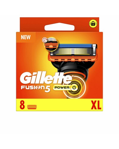 Gillette Fusion5 Power - Men's Razor + 8 Blade Refills
