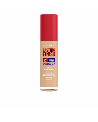 Rimmel London Lasting Finish Foundation SPF 20 - 070 Sesame - 30ml - Lange Haftdauer
