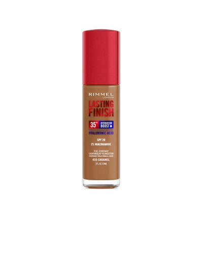 Rimmel London Lasting Finish Base de Teint - 450 Caramel SPF 20 - 30ml - Longue Tenue
