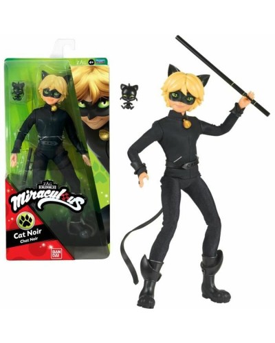 Bandai Miraculous Ladybug Cat Noir - Puppe 26cm - Actionfigur
