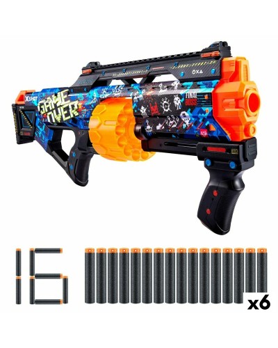 Zuru X-Shot Last Stand : Pistolet Jouet Fléchettes, 16 Fléchettes + 2 Chargeurs
