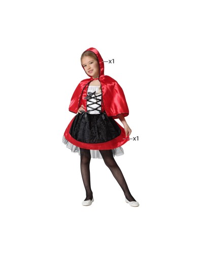 Disfraz Caperucita Roja Niña - Vestido Carnaval Rojo Talla [Especificar Talla]
