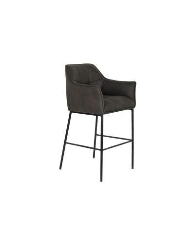 Taburete de Metal Marrón Oscuro DKD Home Decor, Dimensiones 59 x 60 x 107 cm
