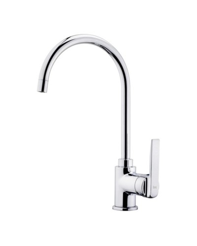 Teka M5399512 Single-Lever Kitchen Mixer Tap Silver Steel and Wood
