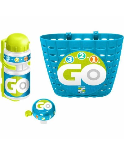 Stamp Skids Control Combo Ciclismo Azzurro - Kit Accessori Bici Completo
