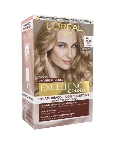 L'Oréal Excellence 8.0 Light Blonde - Permanent Hair Dye
