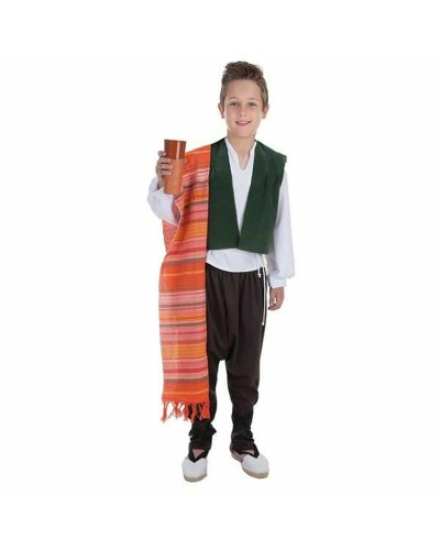 Bodeguero Costume for Boys 4 Pieces - Theme Party Disguise
