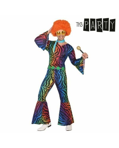 Costume Th3 Party Adultes Multicolore - Ensemble 3 Pièces - Déguisement Fête
