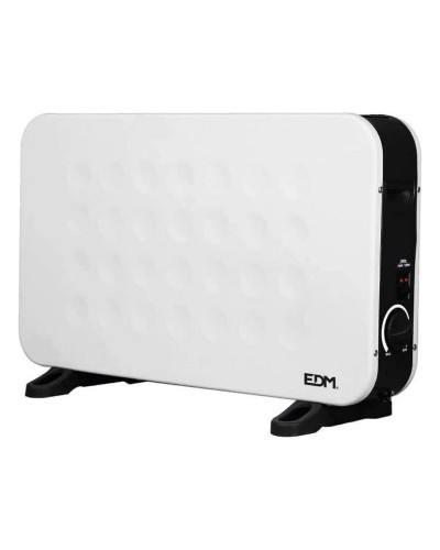 Radiateur à convection EDM Standard Blanc 2000 W pour un chauffage efficace
