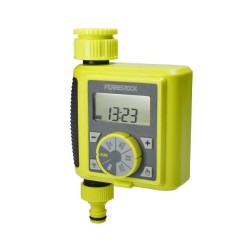 Programmateur Ferrestock Digital Jaune pour Arrosage Jardin
