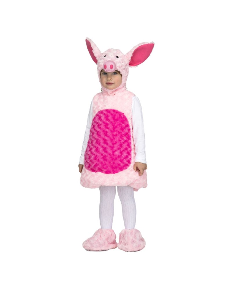 Costume for Children My Other Me Pink Pig (4 Pieces)