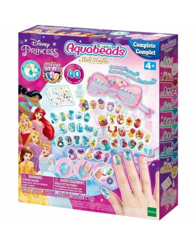 Aquabeads Disney Princess: Girl's Manicure Set, Create Fairy Tale Nails
