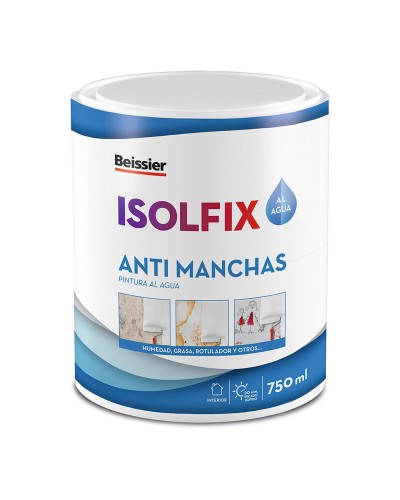 Beissier Isolfix Acryl-Antifleckenfarbe - Weiß - 750 ml
