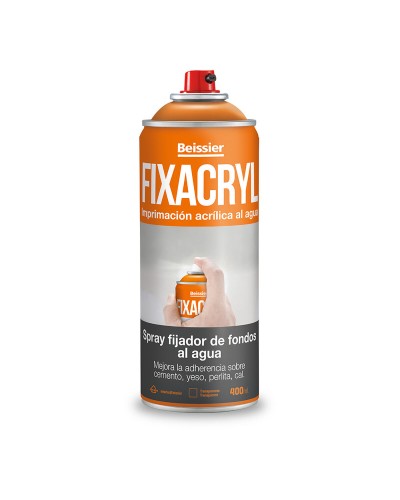 Spray Fixateur Beissier Fixacryl Imperméabilisant Transparent 400 ml
