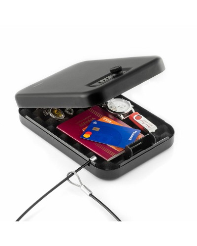 Portable Safe Box with Security Cable Prisaven InnovaGoods