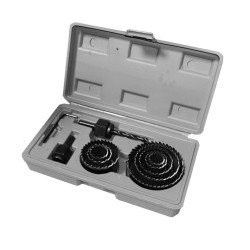 Ensemble de Scies-cloches Ferrestock pour Perceuse, 8 Pièces, Dimensions : 19-64 mm
