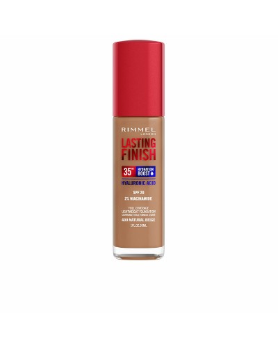 Rimmel Lasting Finish Fondotinta Fluido SPF 20 - 400 Natural Beige 30ml

