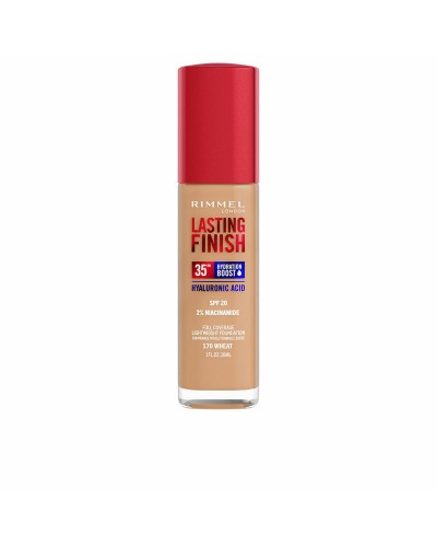 Vloeibare Foundation Rimmel London Lasting Finish Nº 200 Soft Beige Spf 20 30 ml