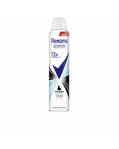 Rexona Invisible Aqua Desodorante Spray - 200ml - Anti Manchas Blancas & Amarillas

