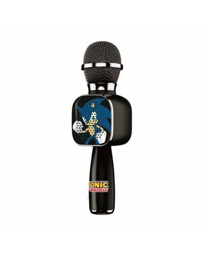 Sonic Bluetooth Karaoke Microphone - Portable, Built-in Speaker, 22cm
