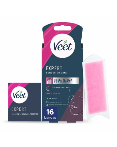 Ansiktsvaxremsor Veet Expert (16 antal)