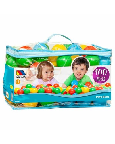 Moltó Balles Colorées pour Enfants - 100 Unités - Jeu Sûr
