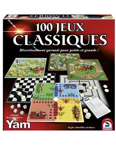 Schmidt Spiele - 100 Klassische Gesellschaftsspiele - Traditionell & Familienspaß
