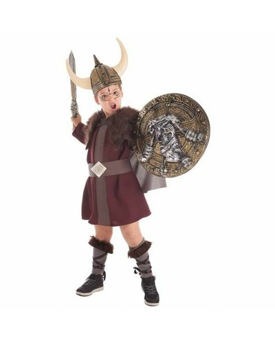Disfraz Vikingo Niño: Casco, Vestido, Accesorios - Set de 5 Piezas
