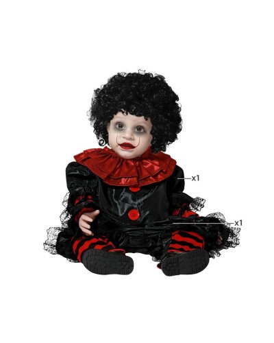 Déguisement Bébé Clown Sanglant - Halloween Amusant & Original
