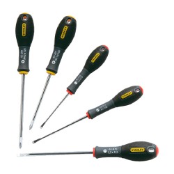 Stanley Set Cacciaviti da 5 Pezzi per Riparazioni Domestiche e Progetti Fai-da-Te