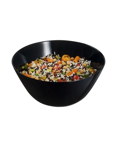 Salad Bowl Luminarc Zelie Black Glass