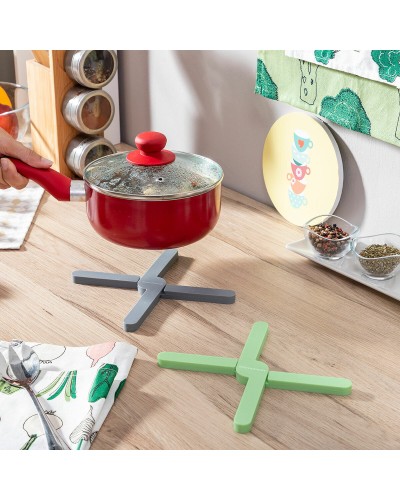 Individuella ihopfällbara silikonunderlägg Folvet InnovaGoods 2 antal