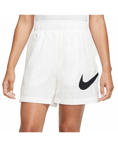 Nike Sportswear Essential : Short de Sport Femme Blanc
