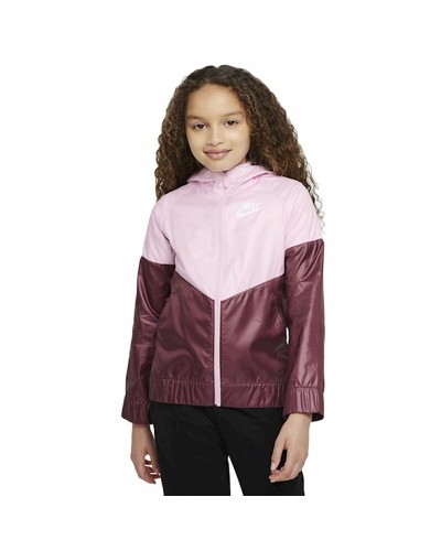 Lasten urheilutakki Nike Sportswear Windrunner Pinkki