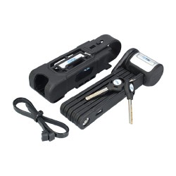 Candado y cable Ferrestock de 80 cm para bici, moto y cierres.
