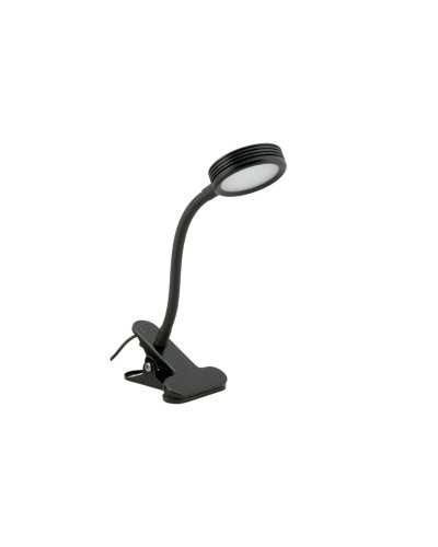 Lampada da scrivania Securit Flexo con pinza - 31 x 7,5 x 11 cm, colore nero