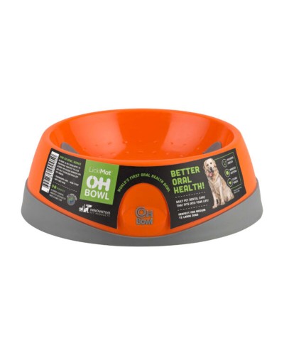 Hundmatare Lickimat Oh Bowl Orange