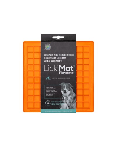 Hundmatare Lickimat TPR Orange