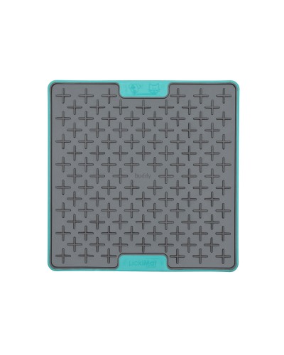 Lickimat Gamelle Anti-Glouton Anti-Anxiété pour Chien, Turquoise, Polypropylène et TPR
