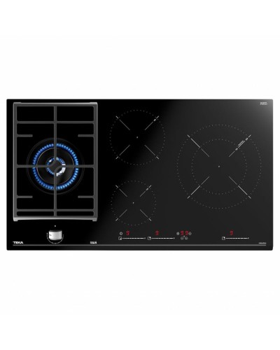 Teka JZC94313ABNBK Placa de Cocina a Gas 90cm 3 Quemadores Negro
