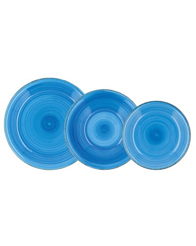 Tableware Quid Vita Blue Ceramic 18 Pieces