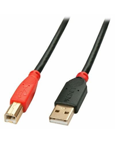 LINDY Cable USB A-B 15m - Conexión Impresora & Escáner - Alta Velocidad
