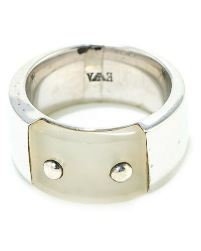 Armani Anillo Mujer EG1056508 Acero Inoxidable Plata, Talla 18

