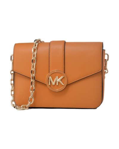 Michael Kors Bolso de Mujer Naranja 23cm - Mini Bolso Bandolera Honey Comb

