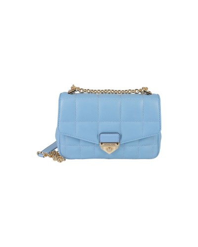 Michael Kors Damen Handtasche Hellblau 30H0G1SL1T: Leder, 21x18x12 cm
