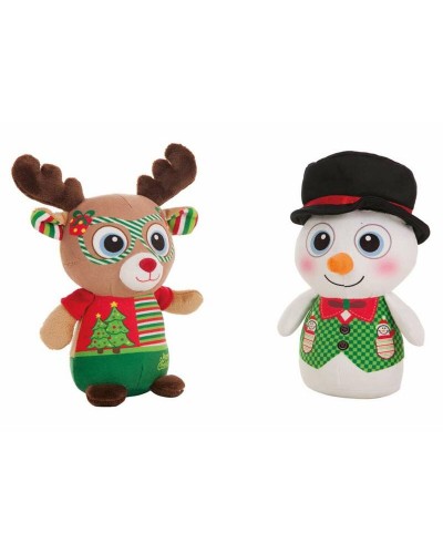 Peluche Navidad Muñeco 28cm - Osito Suave Decorativo Navideño
