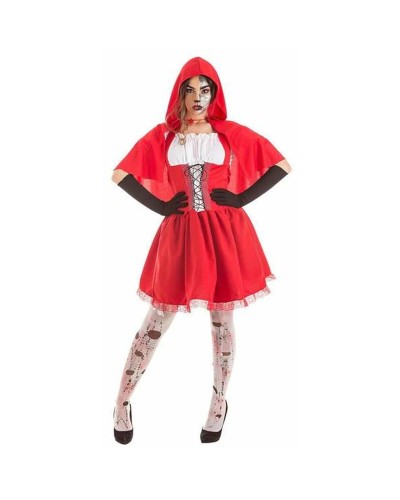 Rotkäppchen Kostüm für Erwachsene Halloween - 3-teilig - Party Verkleidung
