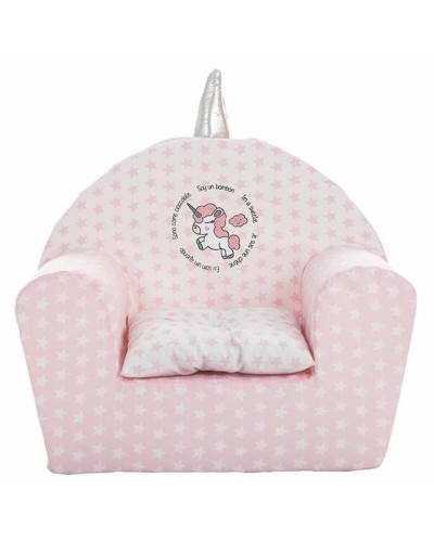 Fauteuil Enfant Petit 44x34x53cm - Confortable et Léger - Décoration Chambre d'Enfant

