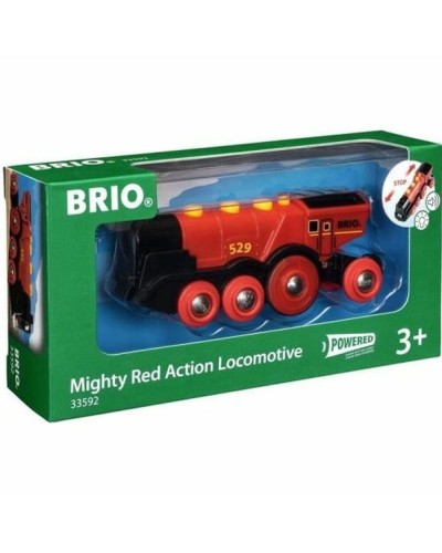 Juna Brio Powerful Red Stack Locomotive